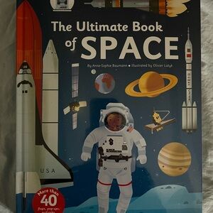 Interactive Space Rocket Book with Moveable Parts - Brand New